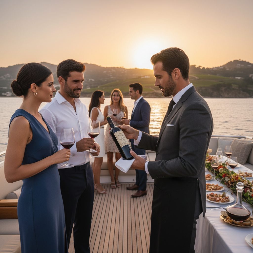 The Art of the Private Sommelier: How This Figure Transforms a Corporate Dinner or a Yacht Gathering