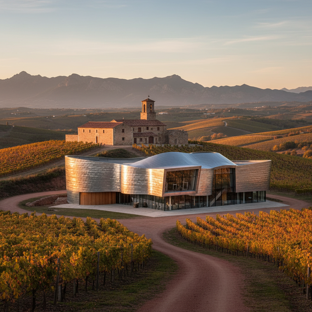 Vanguard and Tradition: Architectural Tour and Vertical Tastings in La Rioja