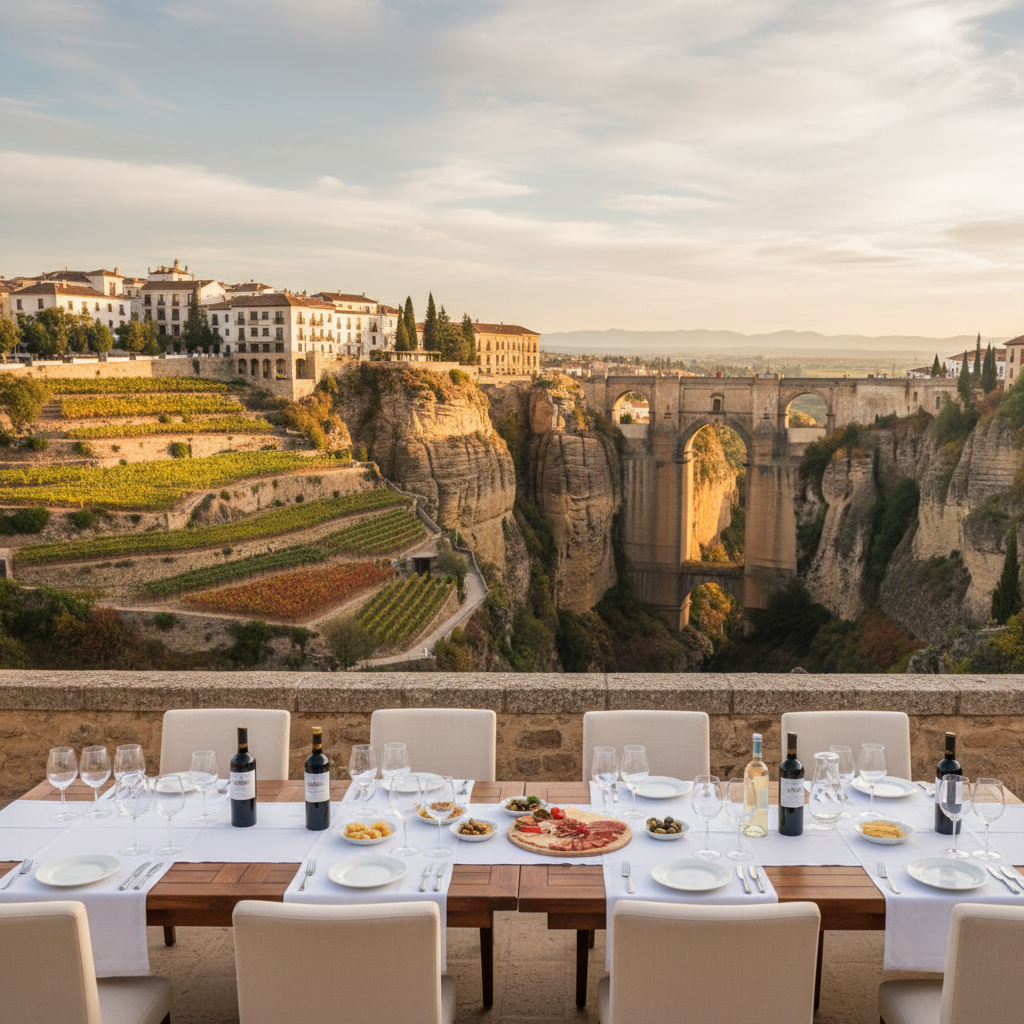 Historic Ronda and its Vineyards: Tasting with Views of the Tagus from Marbella and the Costa del Sol
