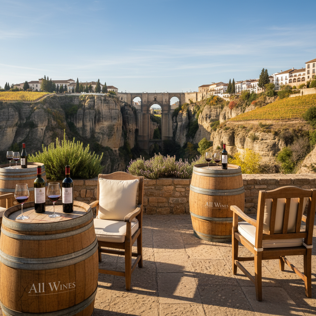 Wines with Solera and Views of the Tagus: A Premium Experience in Ronda