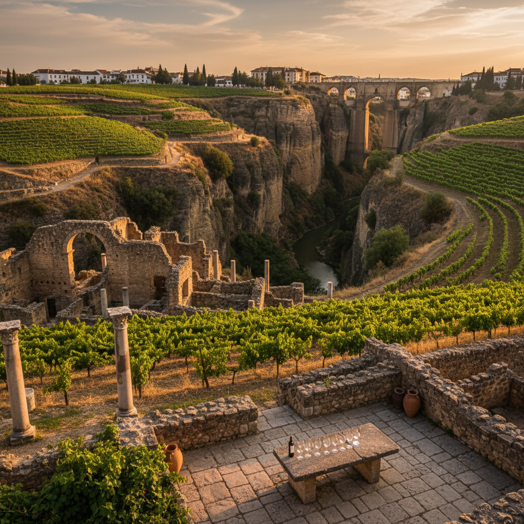 Vineyards amidst Roman Ruins: History, Landscape and Wine Tasting in Ronda